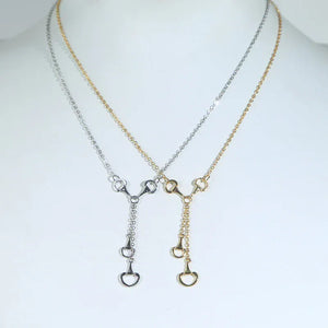 2025 High Quality Sexy Double Horse Hoof Pendants Horseshoe Necklaces For Women Lady Fashion Jewelry Christmas Gifts