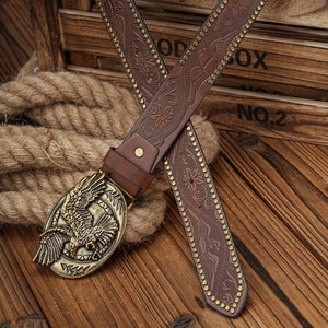 Cowboybälte med örnspänne