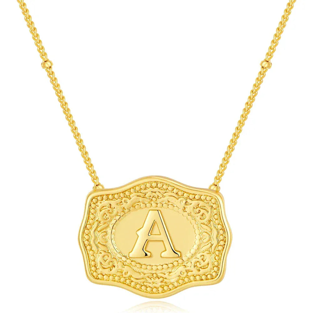 Western Initial Necklace