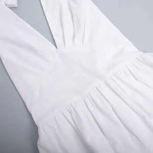 Halterneck klänning sommar