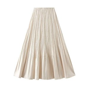 Kjol plisserad Beige / One Size