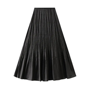 Kjol plisserad Svart / One Size