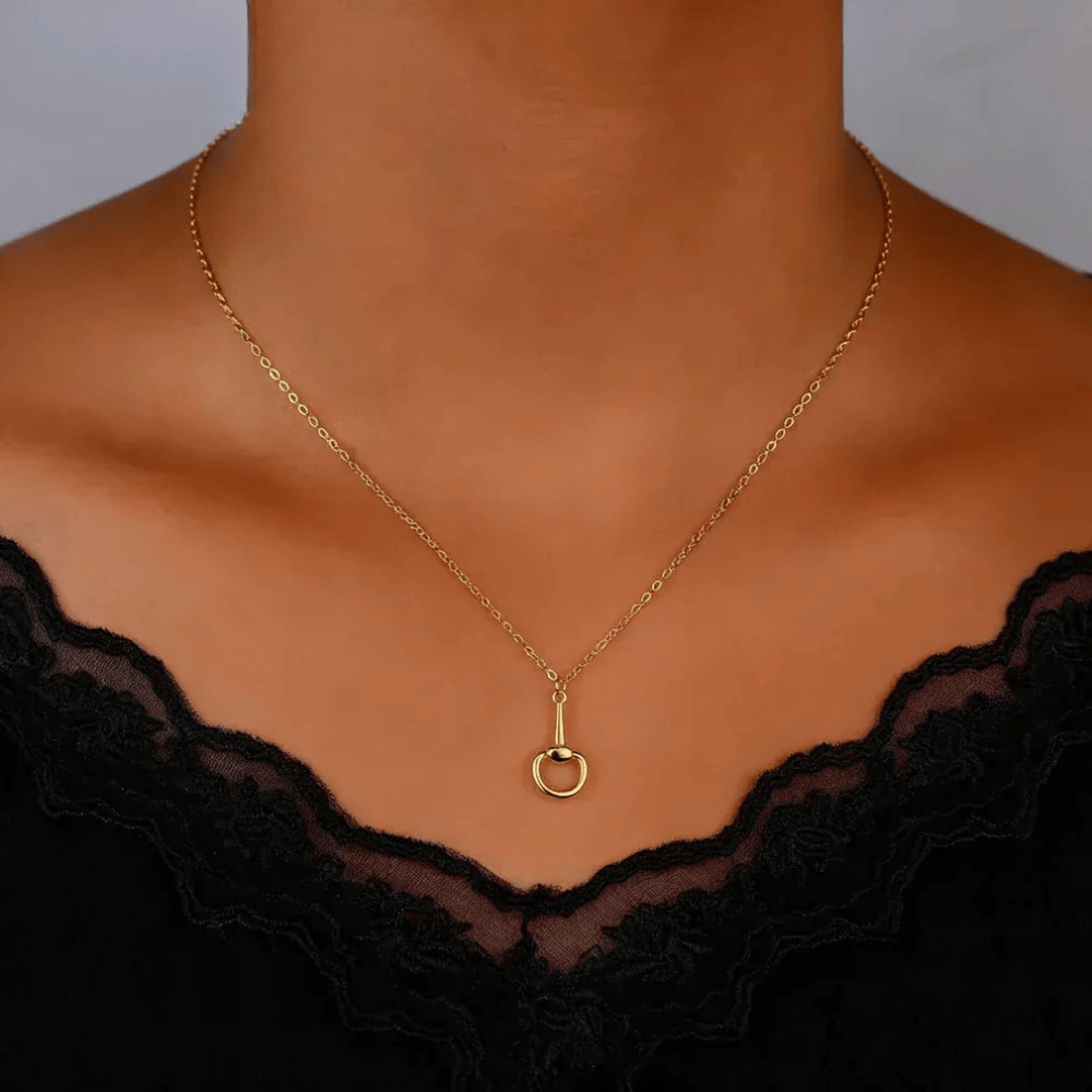 Classic Horse Bit Necklace in Sterling Silver