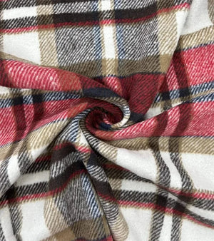 Rutig skjortjacka dam i oversize-modell