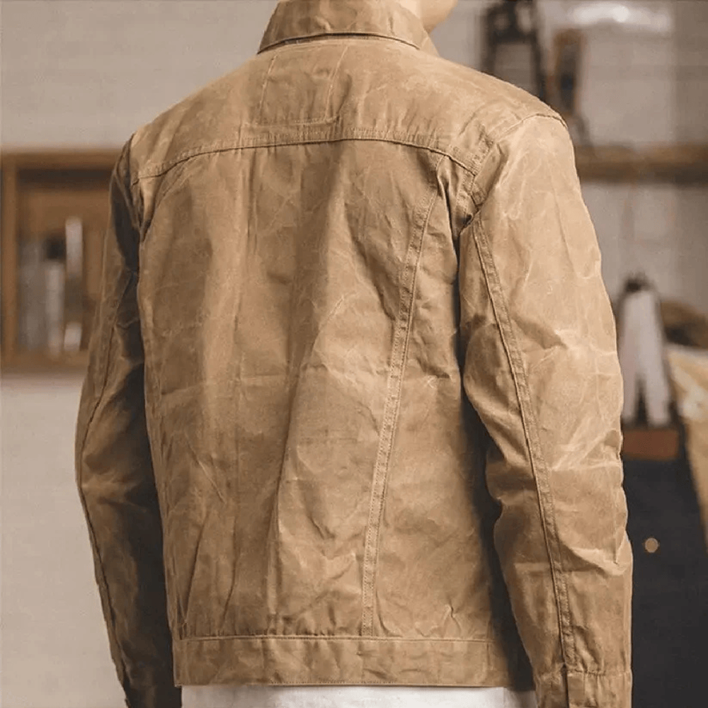 Vaxad canvas jacka