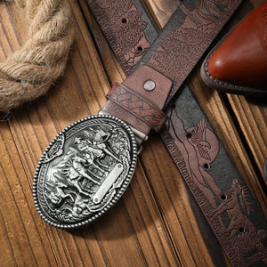 Westernbälte silverspänne