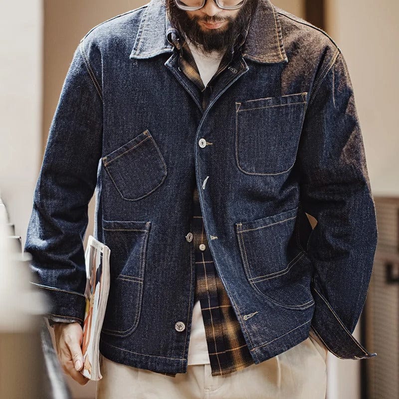 Arbets jacka jeans herr