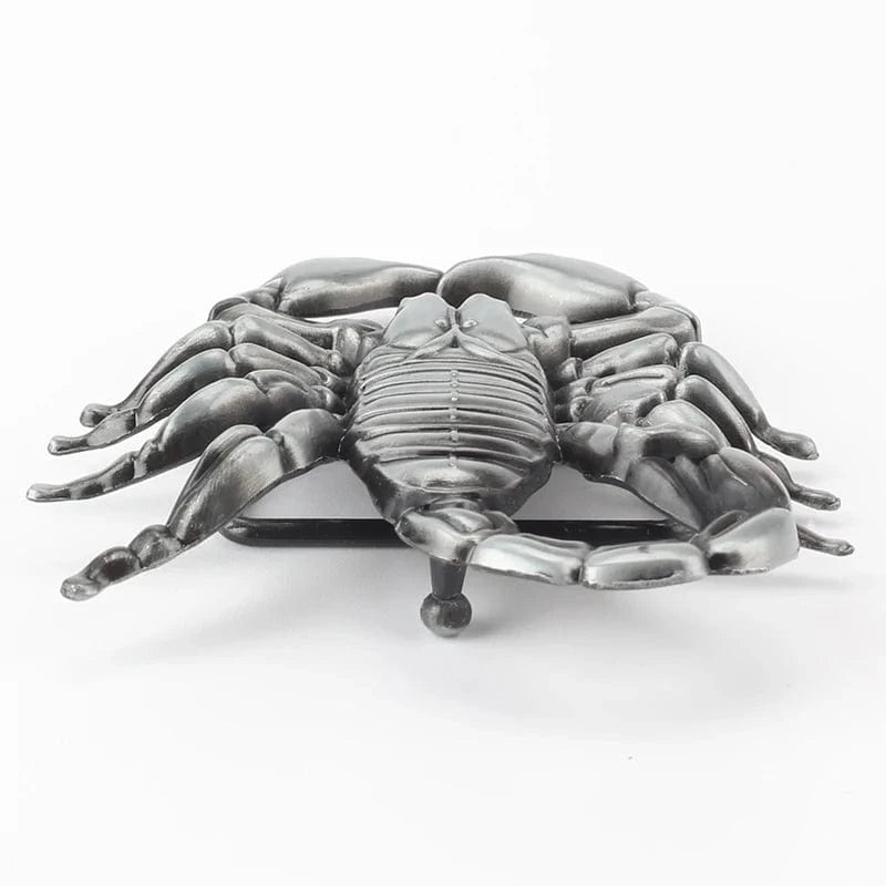 Bältesspänne Skorpion i metall Silver