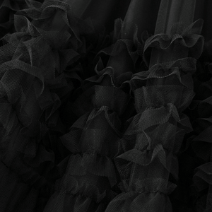 Bohemisk golvlång tyllkjol