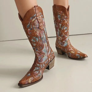 Bruna cowboy boots dam