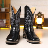 Alligator cowboy boots Svart / 39.5
