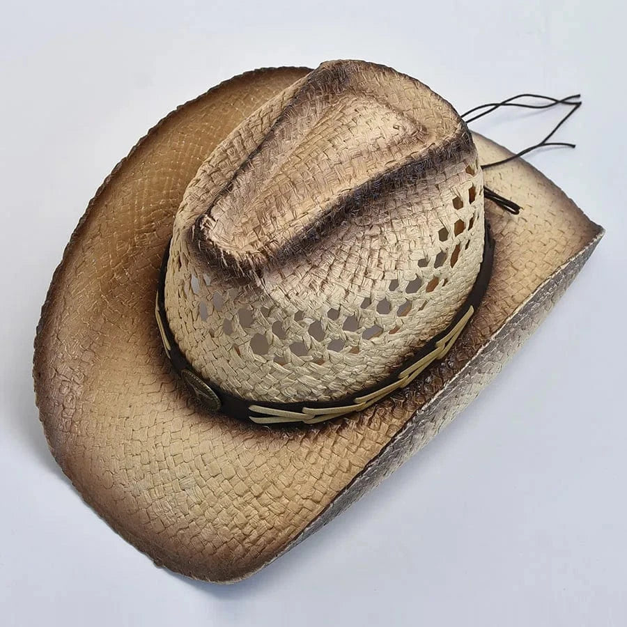 Cowboy Stråhatt Formbar Beige / One Size