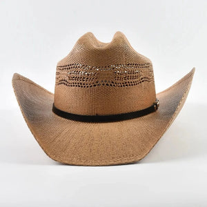 Cowboyhatt stickat