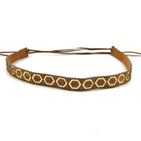 Cowboyhattband strass och hexagonmönster 18 / 1 stycke