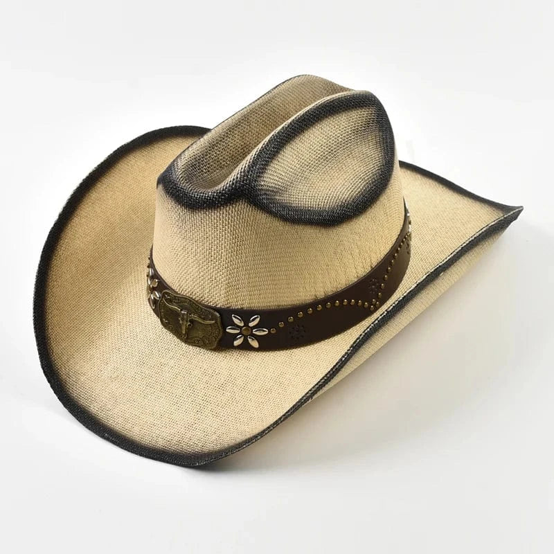 Elegant Cowboyhatt för Kvinna Beige / 58cm