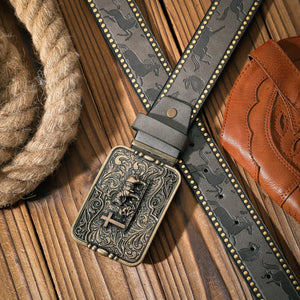 Herrbälte Cowboystil