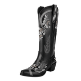 Höga cowboy boots Svart / 35