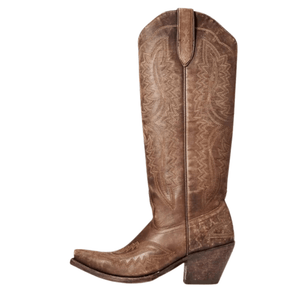 Höga Cowboyboots med Klassiskt Broderi för Dam