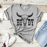 "Howdy" Western T-shirt Grå / S