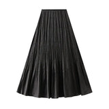 Kjol plisserad Svart / One Size