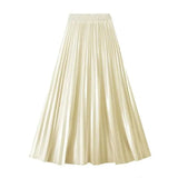 Lång fest kjol Aprikos / One Size