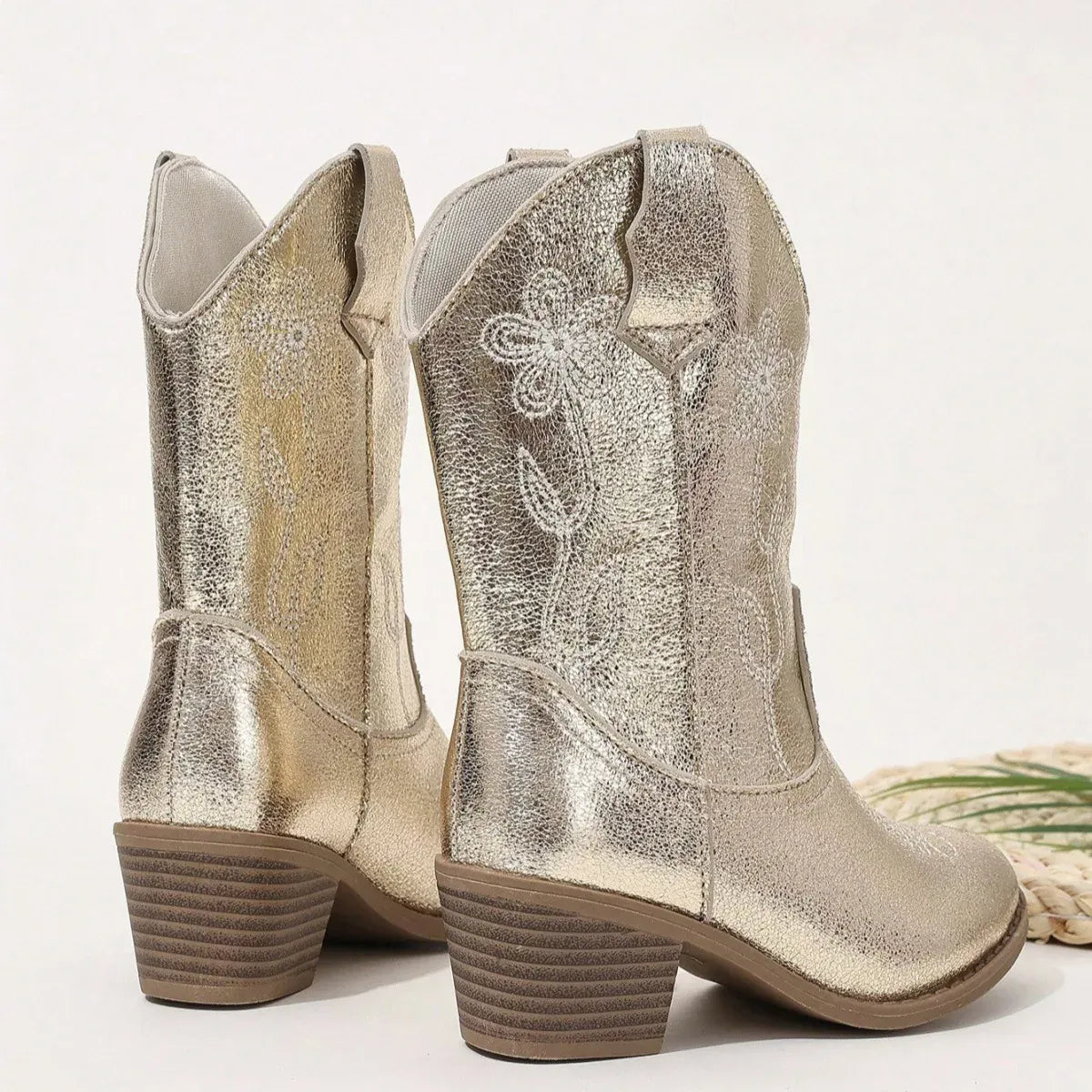 Metalliska Cowboyboots för Barn