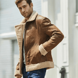 Shearling jacka man