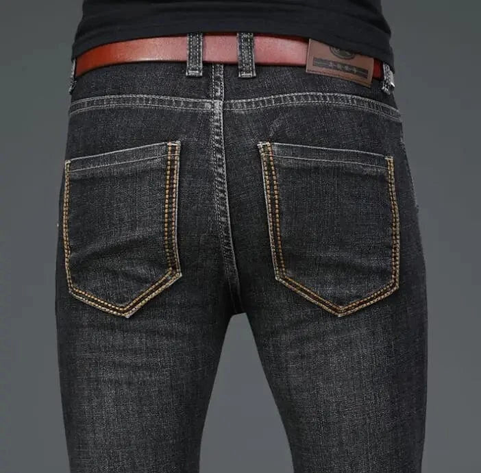 Svarta bootcut jeans herr