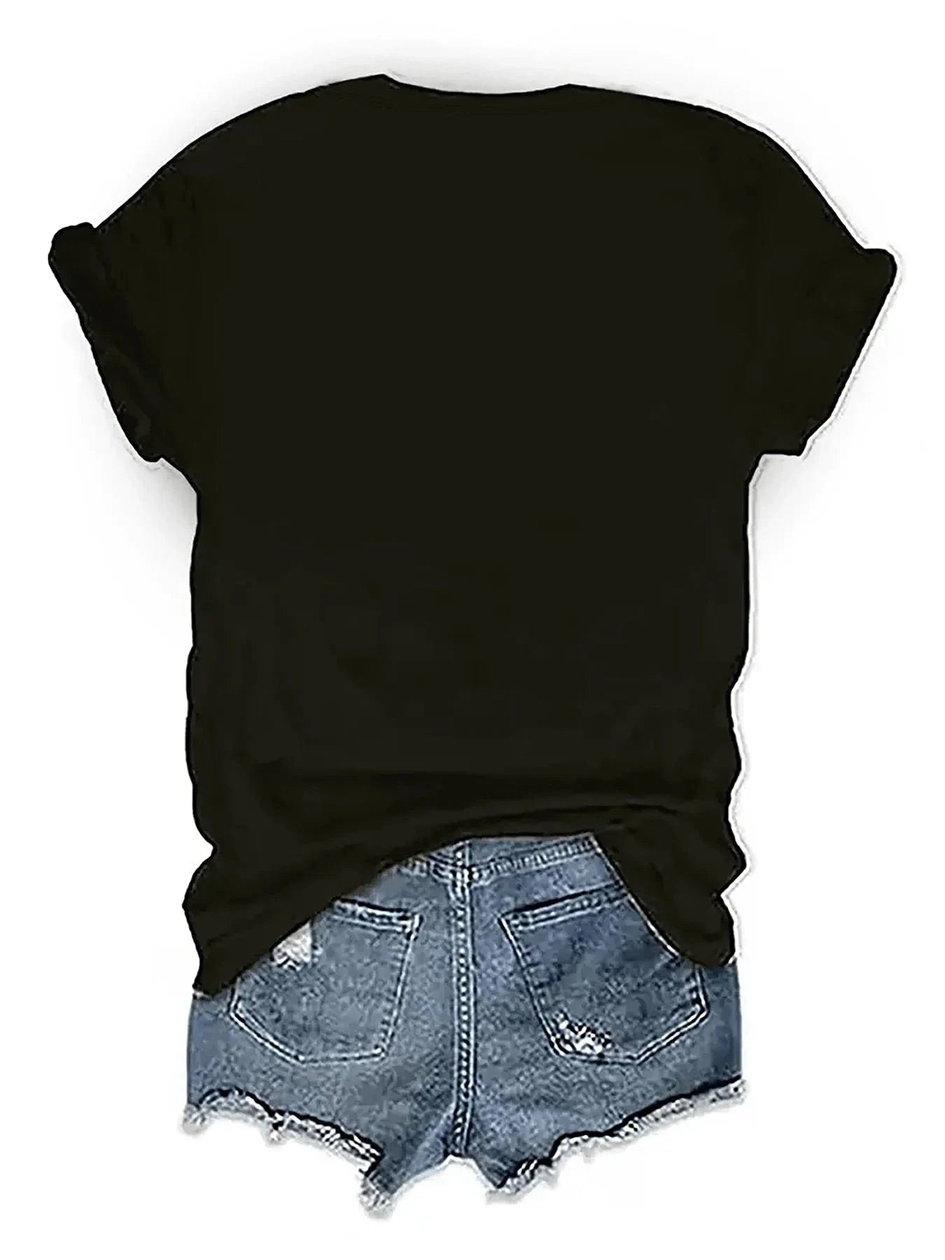 T-shirt med glittrande cowgirlboots och hatt