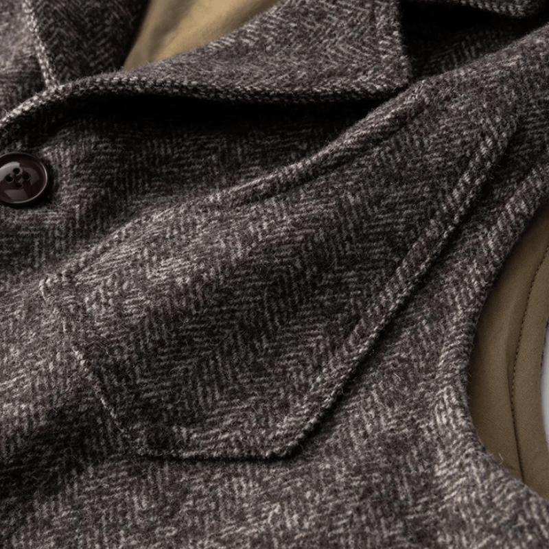 Tweed väst herr