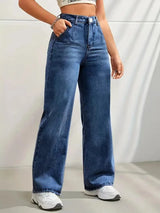 Vida jeans dam Mörkblå / XXS