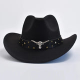 Vinter cowboyhatt Svart / 56-58cm
