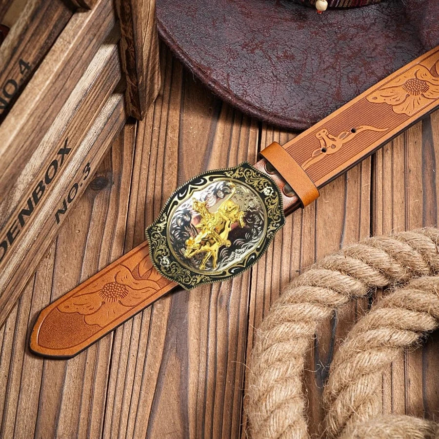 Westernbälte ryttarspänne