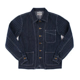 Workwear denim skjorta Mörkblå randig / 36